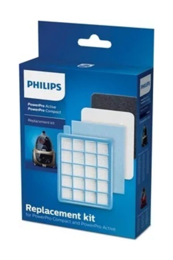 361.55 Руб | Philips Fc 8475/01 Powerpro компактный оригинальный набор Hepa-фильтров Филипс запасные части Аксессуары